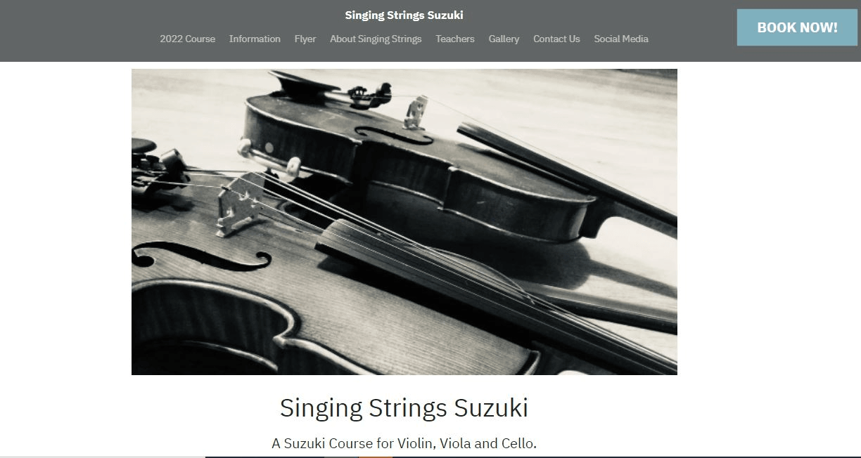 null Singing Strings Suzuki website